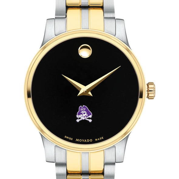 ECU Women&#39;s Movado Collection Two-Tone Watch with Black Dial Shot #1