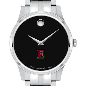 Elon Men&#39;s Movado Collection Stainless Steel Watch with Black Dial Shot #1