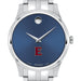 Elon Men's Movado Collection Stainless Steel Watch with Blue Dial