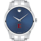 Elon Men's Movado Collection Stainless Steel Watch with Blue Dial Shot #1