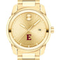 Elon University Men's Movado BOLD Gold with Date Window Shot #1