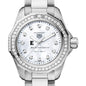 Elon Women's TAG Heuer Steel Aquaracer with Diamond Dial & Bezel Shot #1