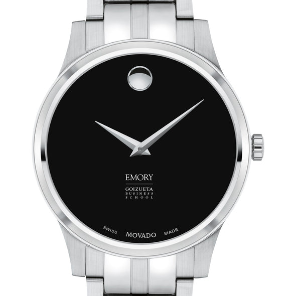 Emory Goizueta Men&#39;s Movado Collection Stainless Steel Watch with Black Dial Shot #1