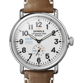 Emory Goizueta Shinola Watch, The Runwell 41 mm White Dial Shot #1