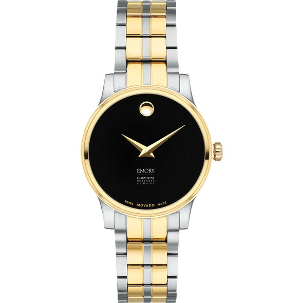 Emory Goizueta Women&#39;s Movado Collection Two-Tone Watch with Black Dial Shot #2