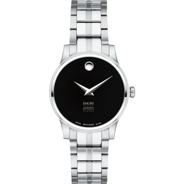 Emory Goizueta Women&#39;s Movado Stainless Steel Watch with Black Dial Shot #2