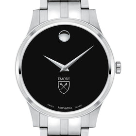 Emory Men&#39;s Movado Collection Stainless Steel Watch with Black Dial Shot #1