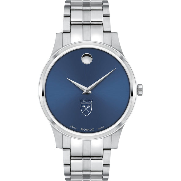 Emory Men&#39;s Movado Collection Stainless Steel Watch with Blue Dial Shot #2