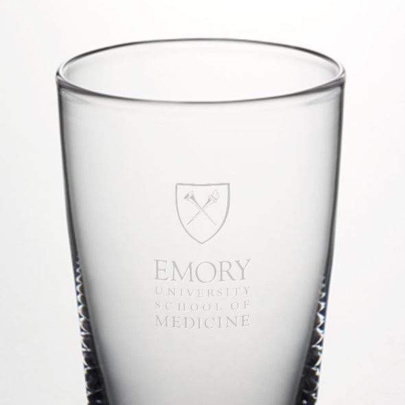 Emory School of Medicine Ascutney Pint Glass by Simon Pearce Shot #2