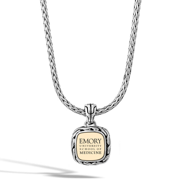 Emory School of Medicine Classic Chain Necklace by John Hardy with 18K Gold Shot #2