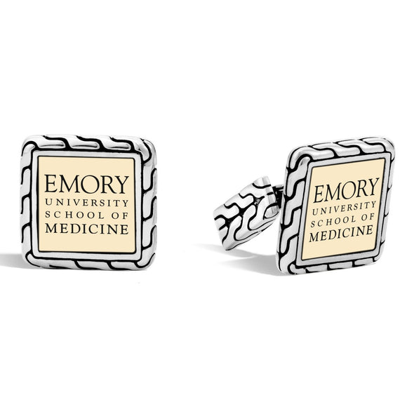 Emory School of Medicine Cufflinks by John Hardy with 18K Gold Shot #2