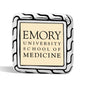 Emory School of Medicine Cufflinks by John Hardy with 18K Gold Shot #3