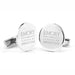 Emory School of Medicine Cufflinks in Sterling Silver