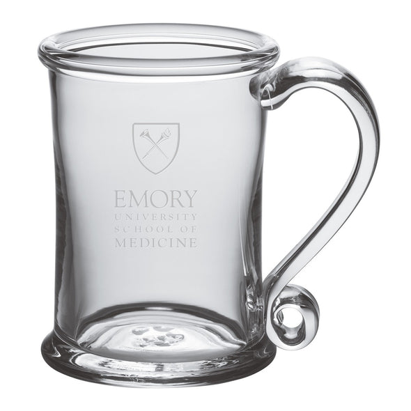 Emory School of Medicine Glass Tankard by Simon Pearce Shot #1