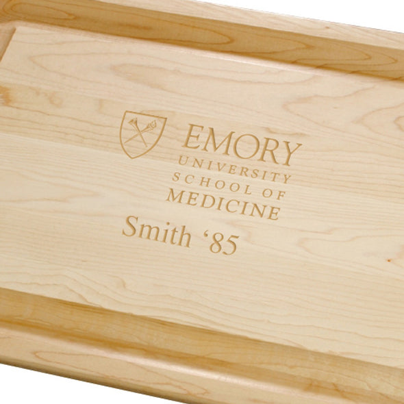 Emory School of Medicine Maple Cutting Board Shot #2