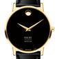 Emory School of Medicine Men's Movado Gold Museum Classic Leather Shot #1