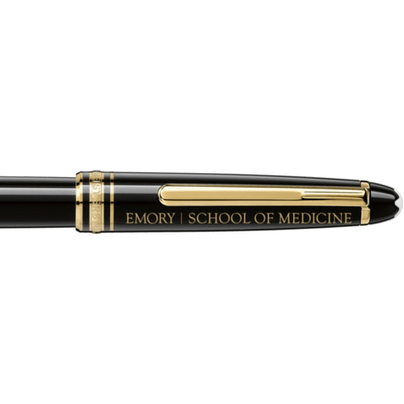 Emory School of Medicine Montblanc Meisterstück Classique Rollerball Pen in Gold Shot #2