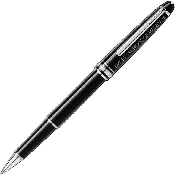 Emory School of Medicine Montblanc Meisterstück Classique Rollerball Pen in Platinum Shot #1