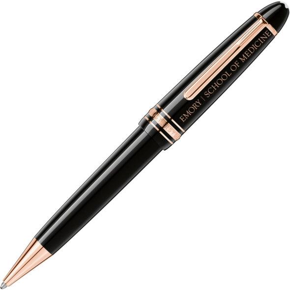 Emory School of Medicine Montblanc Meisterstück LeGrand Ballpoint Pen in Red Gold Shot #1