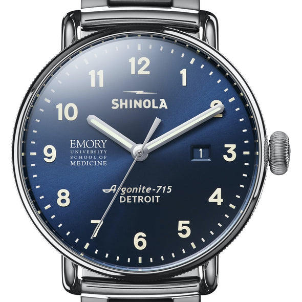 Emory School of Medicine Shinola Watch, The Canfield 43 mm Blue Dial Shot #1