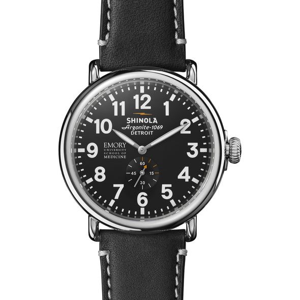 Emory School of Medicine Shinola Watch, The Runwell 47 mm Black Dial Shot #2