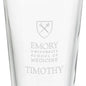 Emory University School of Medicine 16 oz Pint Glass - Set of 2 Shot #3