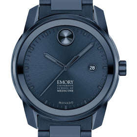 Emory University School of Medicine Men&#39;s Movado BOLD Blue Ion with Date Window Shot #1