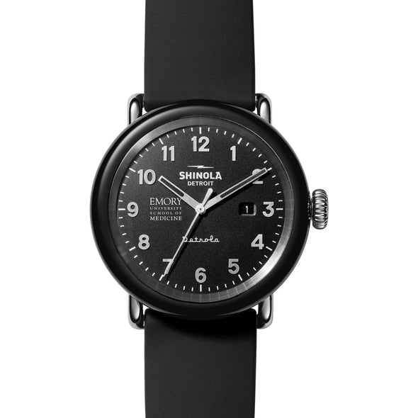 Emory University School of Medicine Shinola Watch, The Detrola 43 mm Black Dial at M.LaHart &amp; Co. Shot #2