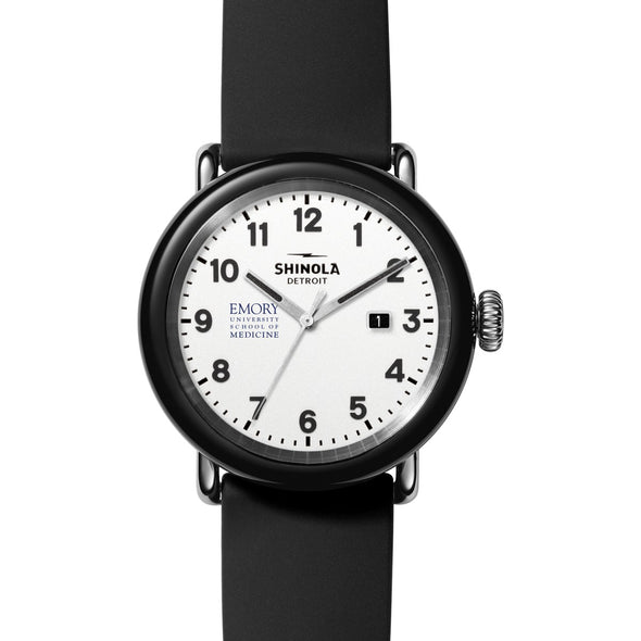 Emory University School of Medicine Shinola Watch, The Detrola 43 mm White Dial at M.LaHart &amp; Co. Shot #2