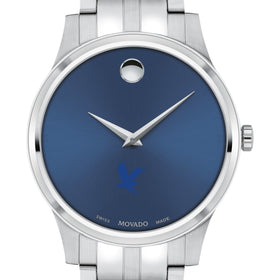 ERAU Men&#39;s Movado Collection Stainless Steel Watch with Blue Dial Shot #1