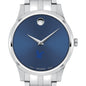 ERAU Men's Movado Collection Stainless Steel Watch with Blue Dial Shot #1