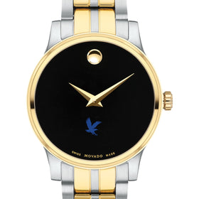 ERAU Women&#39;s Movado Collection Two-Tone Watch with Black Dial Shot #1