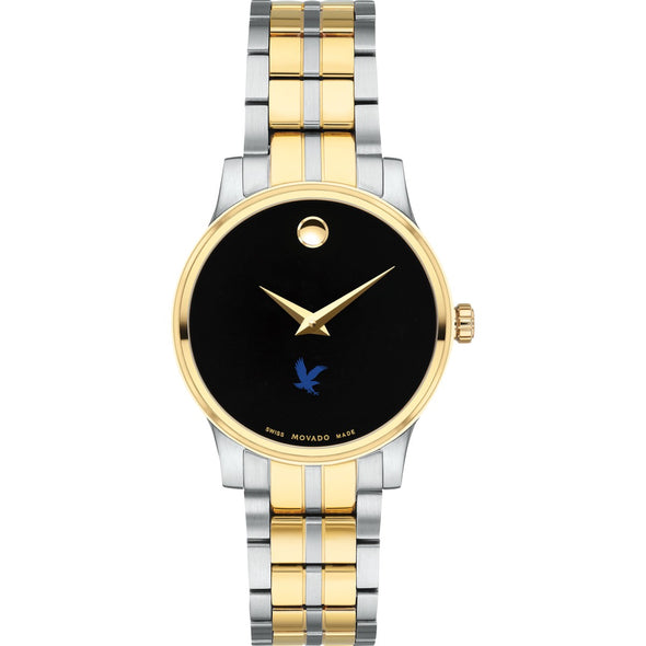 ERAU Women&#39;s Movado Collection Two-Tone Watch with Black Dial Shot #2