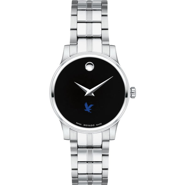 ERAU Women&#39;s Movado Stainless Steel Watch with Black Dial Shot #2