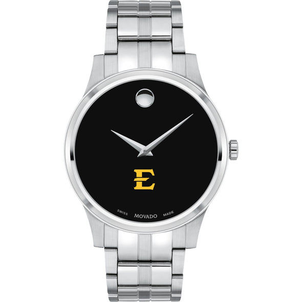 ETSU Men&#39;s Movado Collection Stainless Steel Watch with Black Dial Shot #2