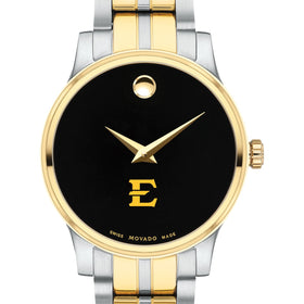 ETSU Women&#39;s Movado Collection Two-Tone Watch with Black Dial Shot #1