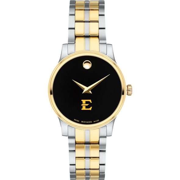 ETSU Women&#39;s Movado Collection Two-Tone Watch with Black Dial Shot #2