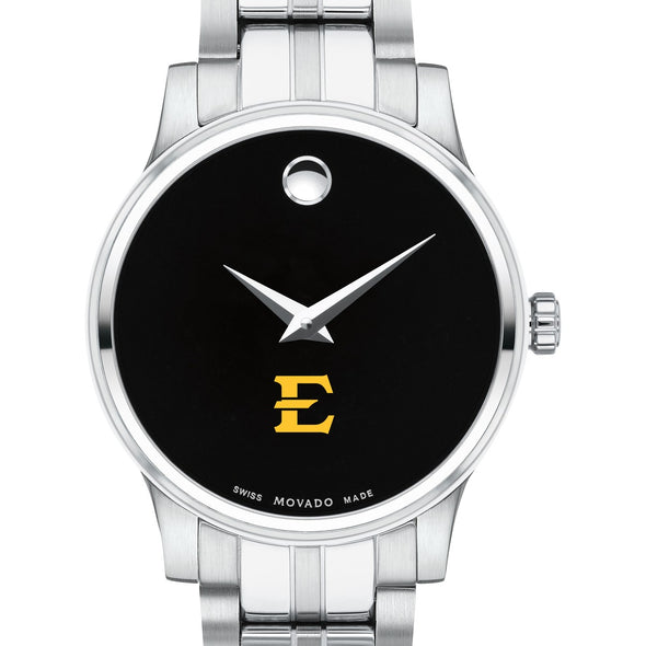 ETSU Women&#39;s Movado Stainless Steel Watch with Black Dial Shot #1