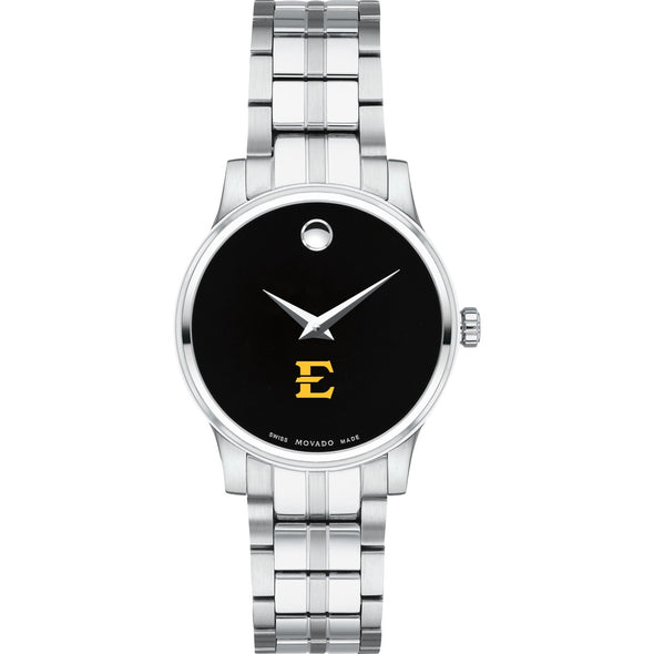 ETSU Women&#39;s Movado Stainless Steel Watch with Black Dial Shot #2