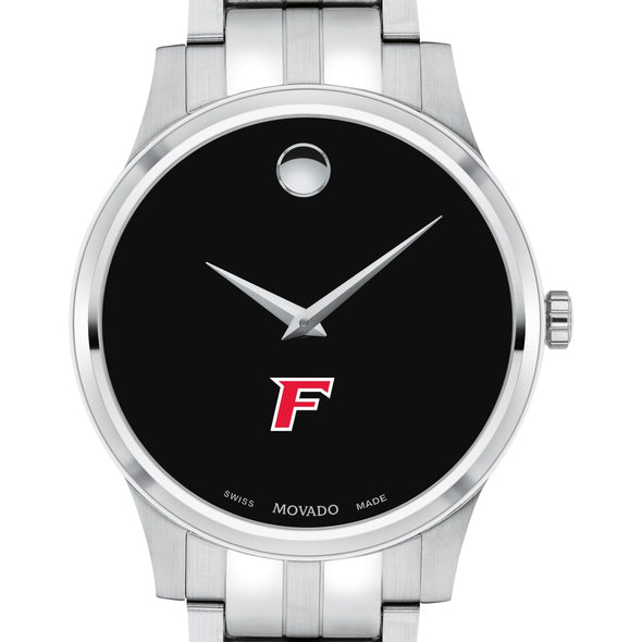 Fairfield Men&#39;s Movado Collection Stainless Steel Watch with Black Dial Shot #1