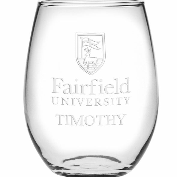 Fairfield Stemless Wine Glasses Made in the USA Shot #2