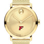 Fairfield University Men's Movado BOLD Gold with Mesh Bracelet Shot #1