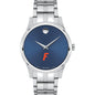 Florida Men's Movado Collection Stainless Steel Watch with Blue Dial Shot #2