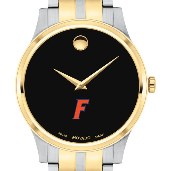 Florida Men&#39;s Movado Collection Two-Tone Watch with Black Dial Shot #1