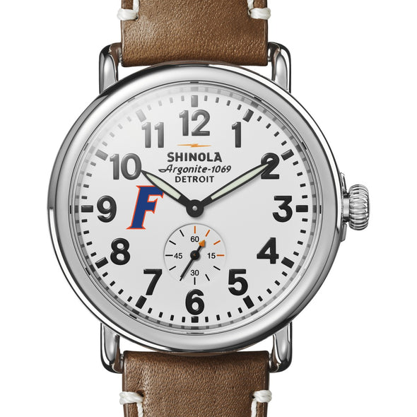 Florida Shinola Watch, The Runwell 41 mm White Dial Shot #1