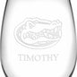 Florida Stemless Wine Glasses Made in the USA Shot #3