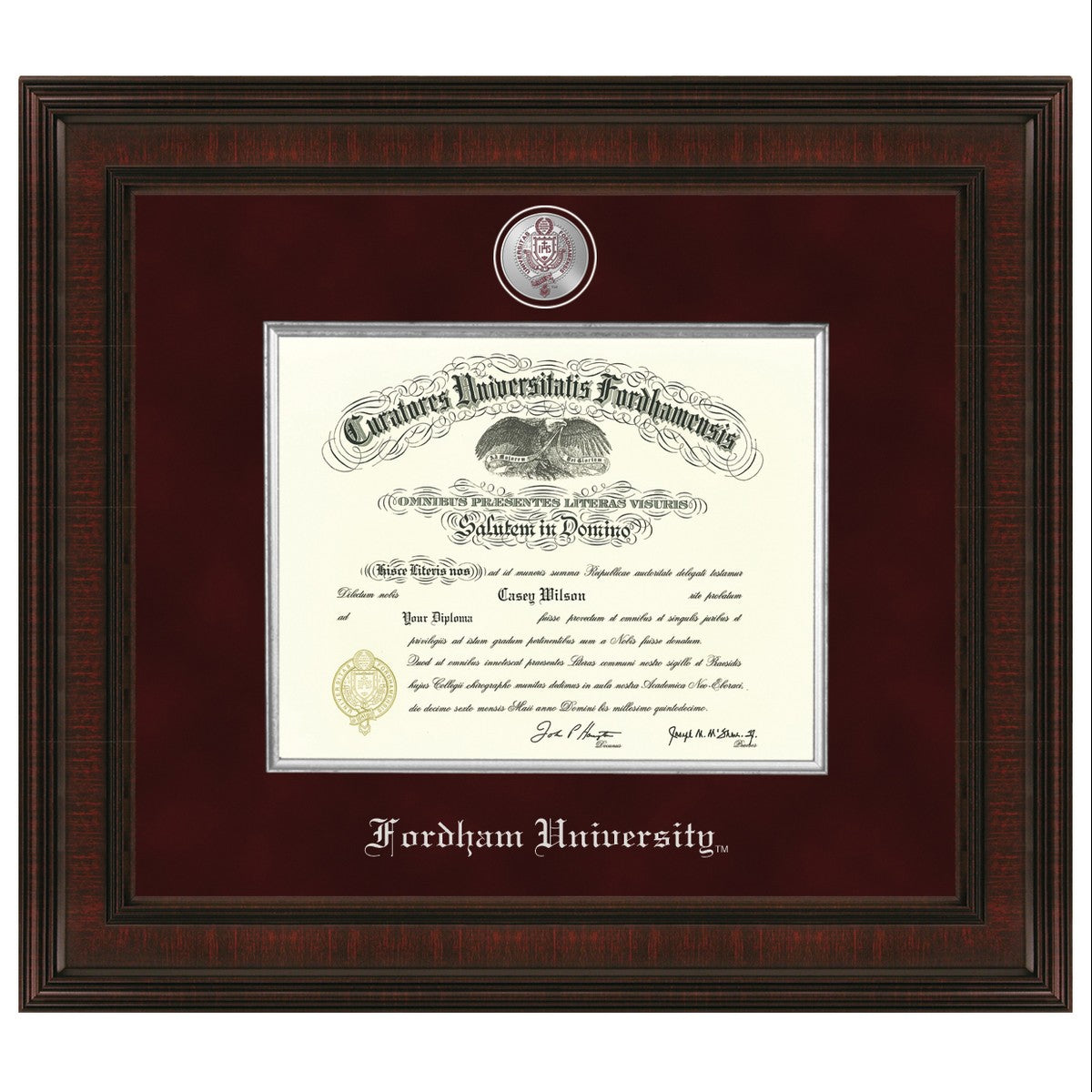 Fordham Diploma Frame - Excelsior - Graduation Gift Selection | M ...