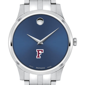 Fordham Men&#39;s Movado Collection Stainless Steel Watch with Blue Dial Shot #1