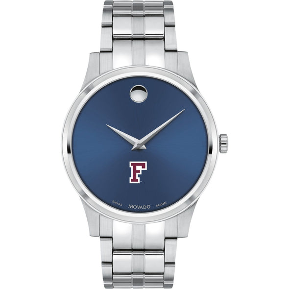 Fordham Men&#39;s Movado Collection Stainless Steel Watch with Blue Dial Shot #2