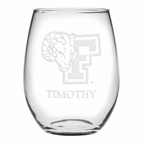 Fordham Stemless Wine Glasses Made in the USA Shot #1